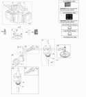 Camshaft Crankshaft Cylinder Pistons Rings Connecting Rod Diagram and Parts List for 406777-0027-B1  Briggs and Stratton Engine